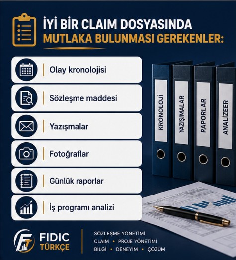 İyi bir claim dosyasında bulunması gerekenler